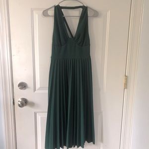 Asos Pleated Midi Dress